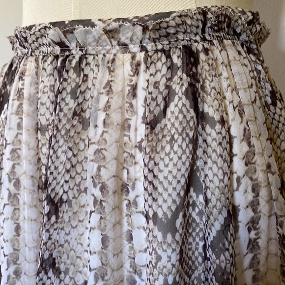 J Crew Collection Silk Snakeskin Print Maxi Skirt-Tags On! - Picture 4 of 9